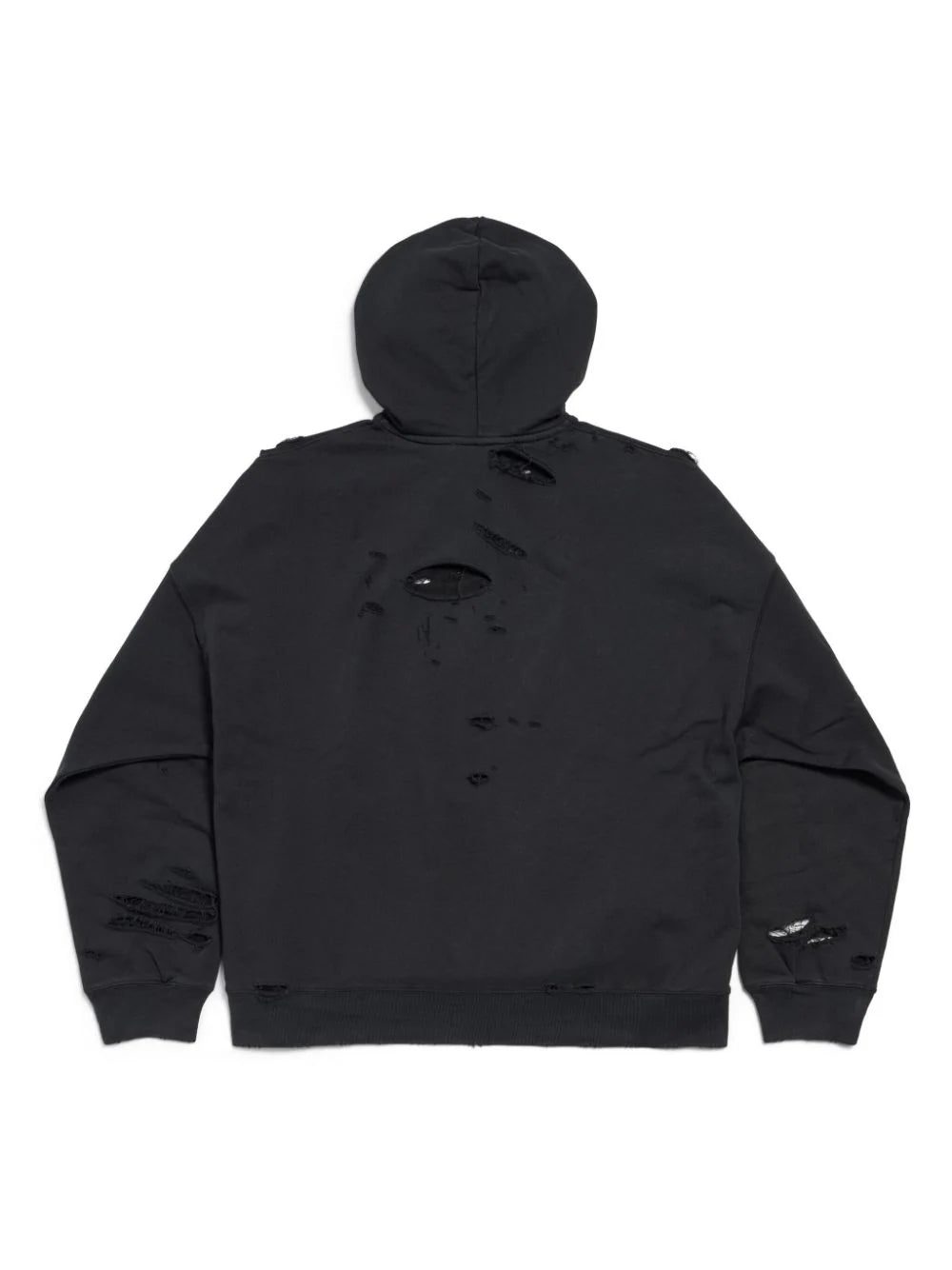 Balenciaga Mirror distressed cotton hoodie - Image 2