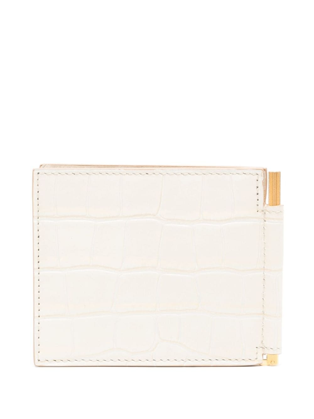 TOM FORD crocodile-effect bi-fold cardholder - Image 2