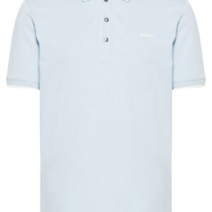 HUGO logo-appliqué piqué polo shirt