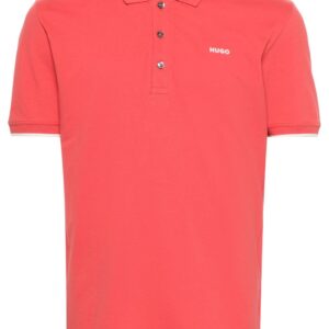 HUGO logo-appliqué piqué polo shirt