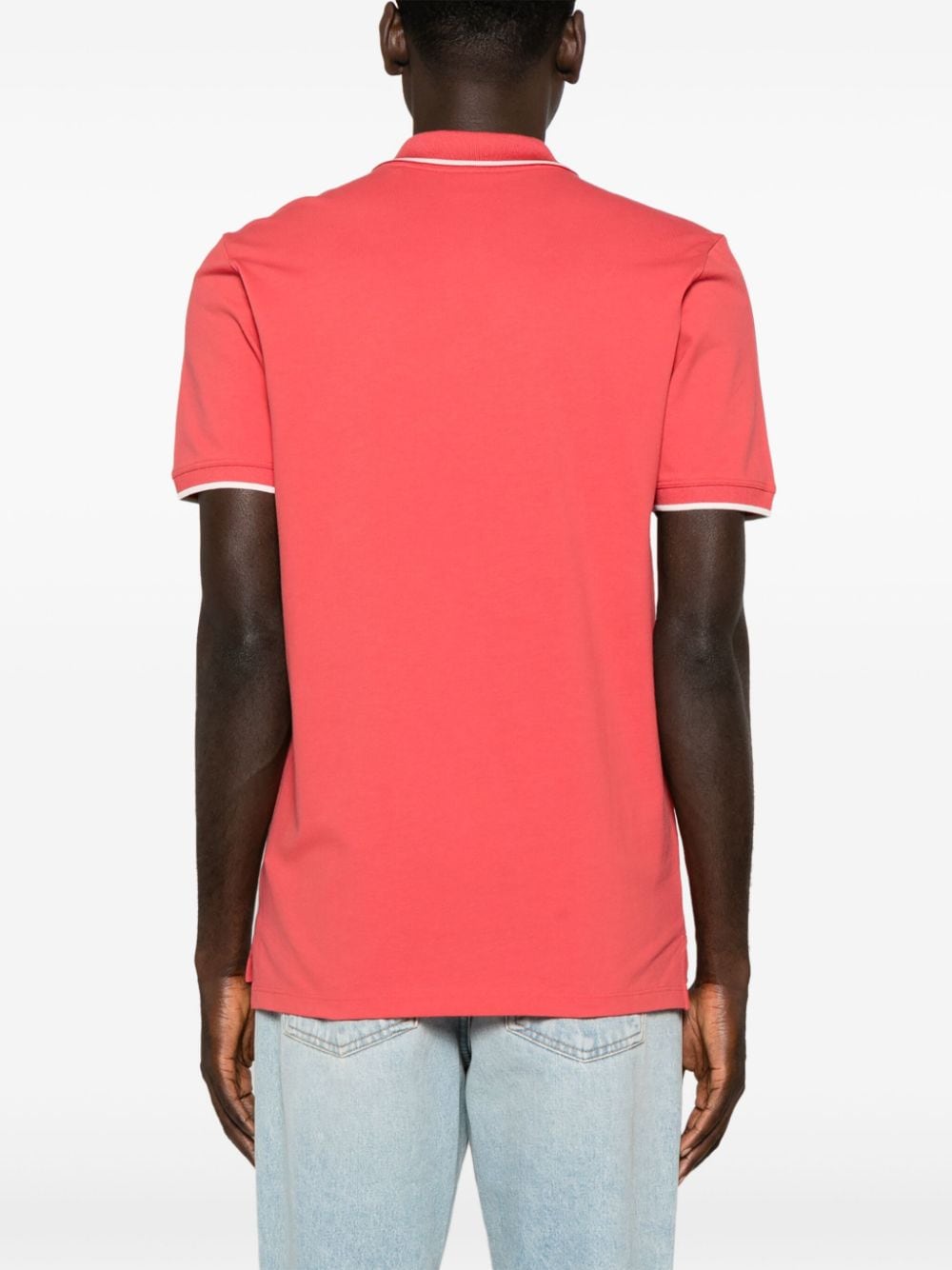 HUGO logo-appliqué piqué polo shirt - Image 4