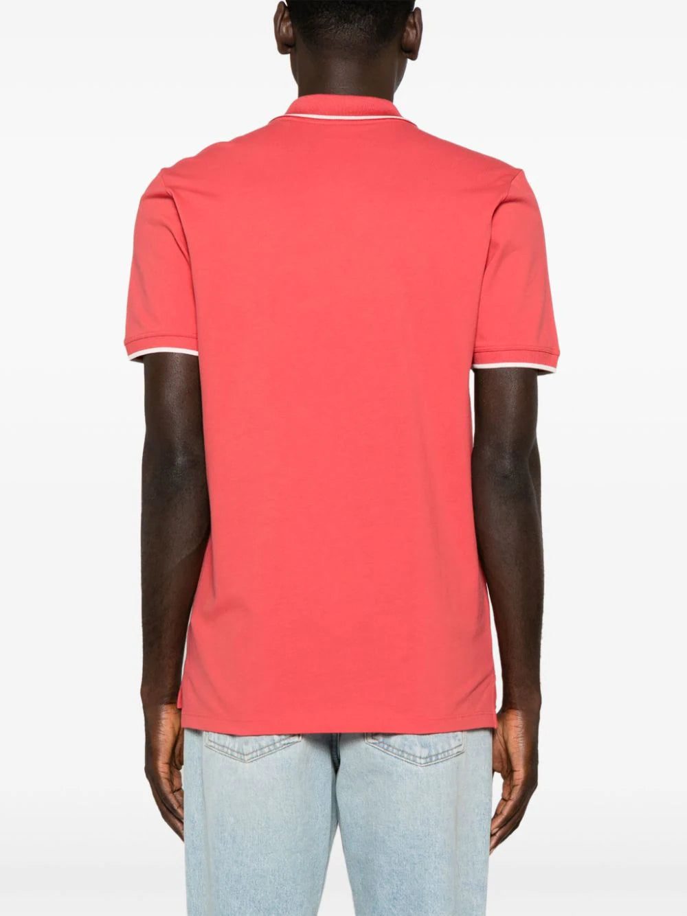 HUGO logo-appliqué piqué polo shirt - Image 4