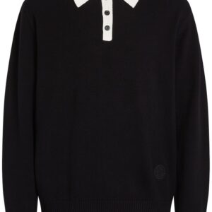 Karl Lagerfeld cotton knitted polo shirt