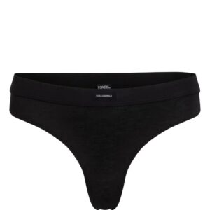 Karl Lagerfeld Essential logo-appliqué thong