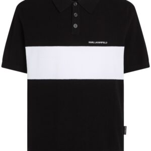 Karl Lagerfeld colour-block polo shirt