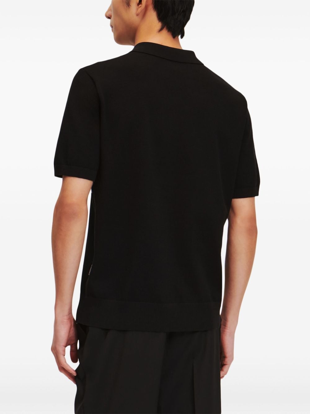 Karl Lagerfeld colour-block polo shirt - Image 4