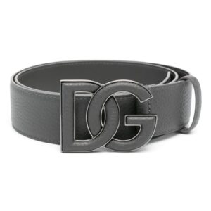 Louis Vuitton logo-buckle leather belt