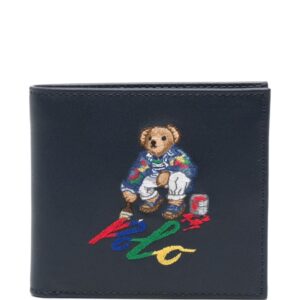 Polo Ralph Lauren logo-embroidered leather wallet (Copy)