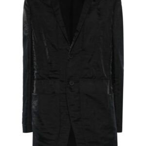Rick Owens silk-blend single-breasted blazer