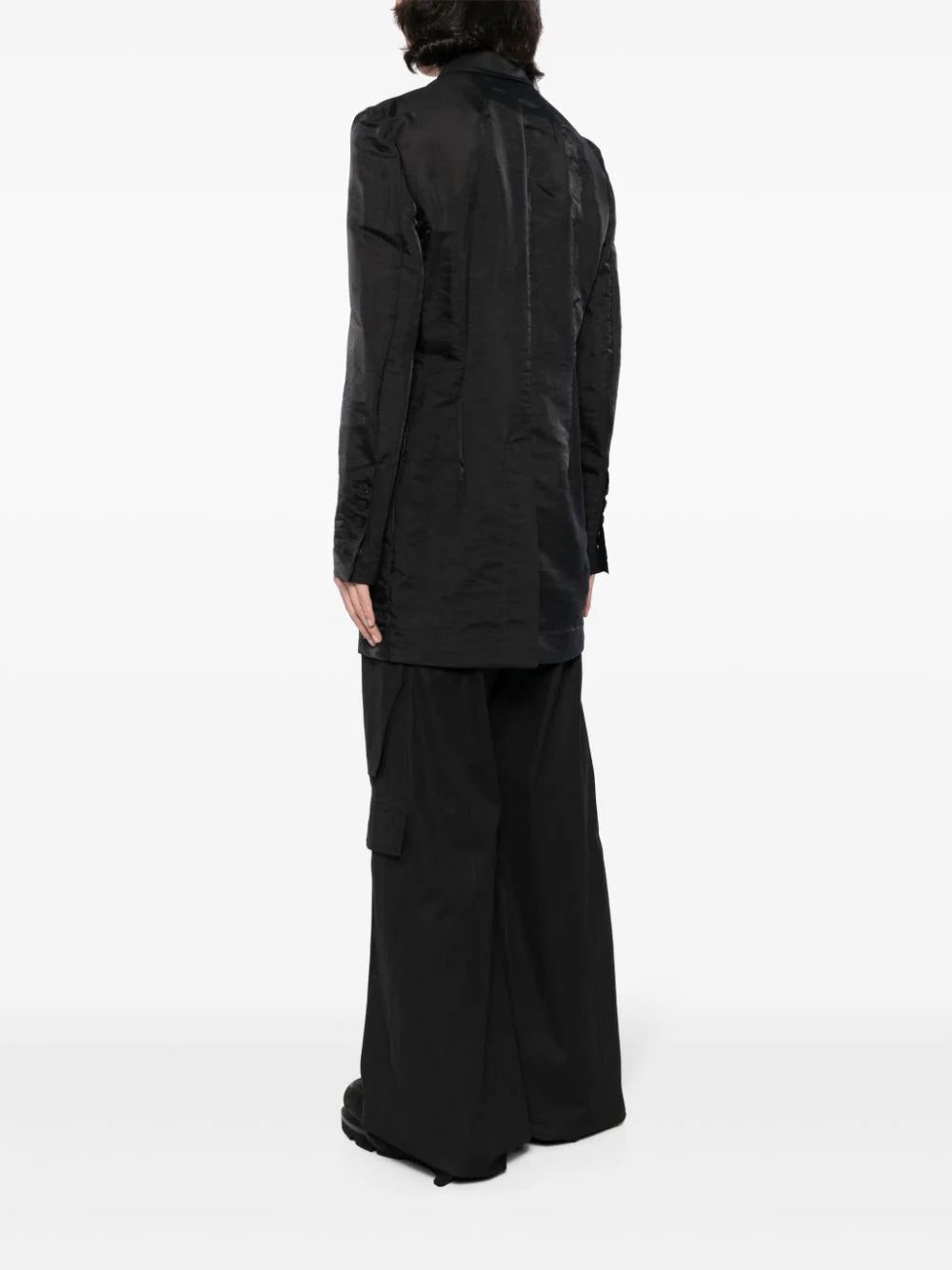 Rick Owens silk-blend single-breasted blazer - Image 4