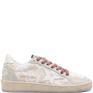Golden Goose Ball Star embroidered-panels sneakers