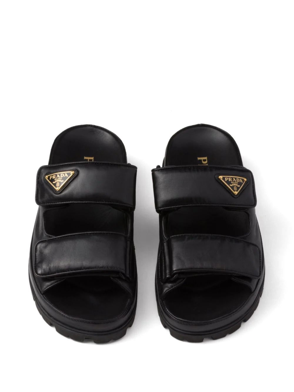 Prada padded leather slides - Image 4
