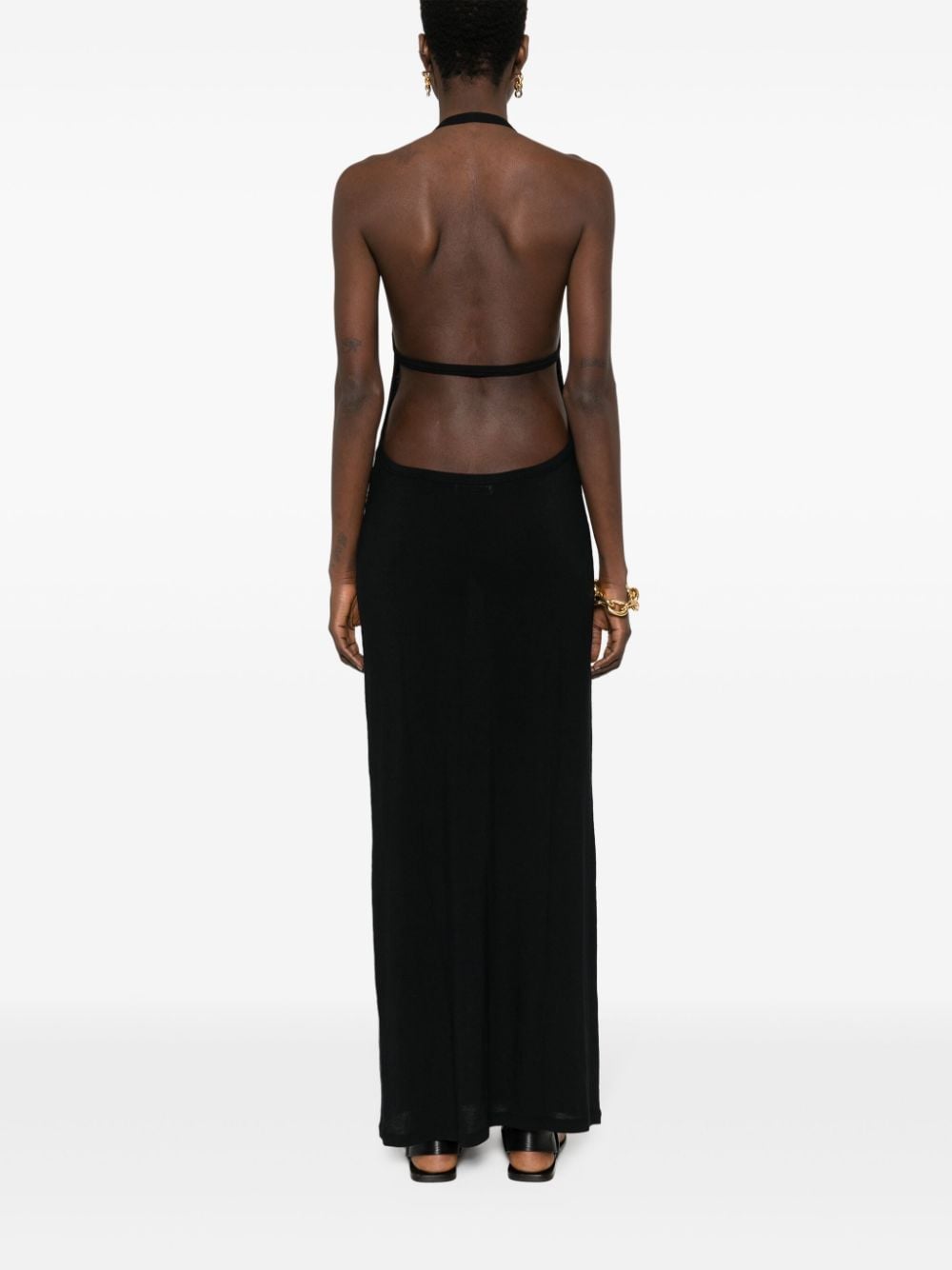 Saint Laurent halterneck maxi dress - Image 2