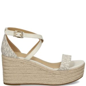Michael Kors  Serena monogram wedge sandals