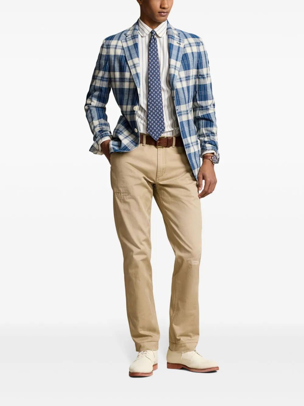 Polo Ralph Lauren plaid cotton blazer - Image 2