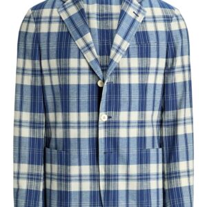 Polo Ralph Lauren plaid cotton blazer