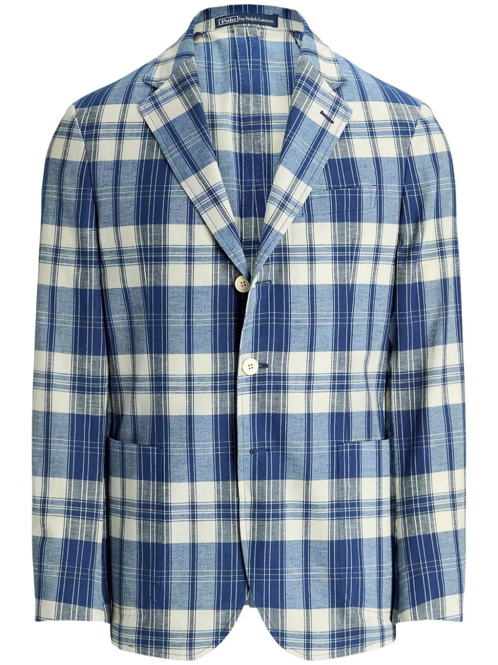 Polo Ralph Lauren plaid cotton blazer