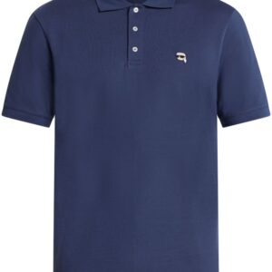 Karl Lagerfeld IKONIK embroidered-logo polo shirt