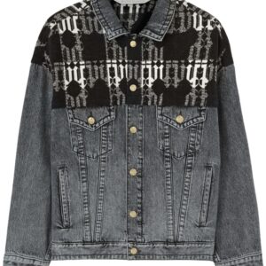 Palm Angels  monogram-jacquard denim jacket