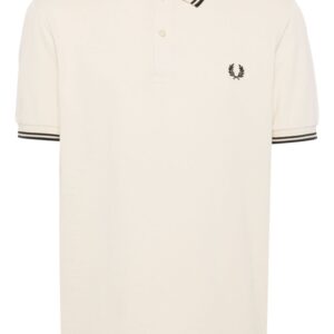 Fred Perry logo-embroidered cotton polo shirt