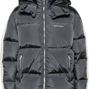 Palm Angels  logo-embroidered puffer jacket