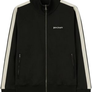 Palm Angels  logo-embroidered zip-up jacket