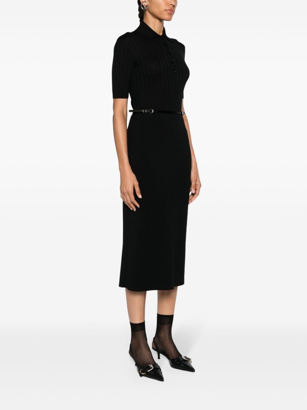 Givenchy belted wool midi dress - Image 2