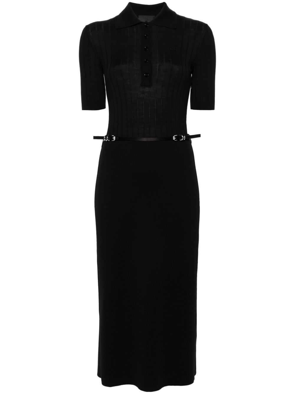 Givenchy belted wool midi dress