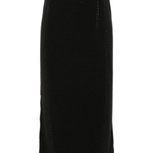 Versace Jeans Couture crystal-embellished midi skirt