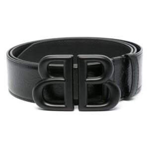 Balenciaga  Monaco leather belt