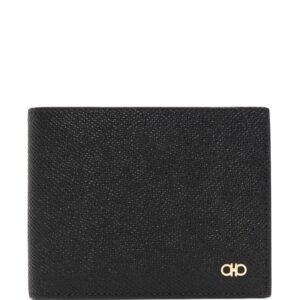 Ferragamo Gancini-plaque leather wallet