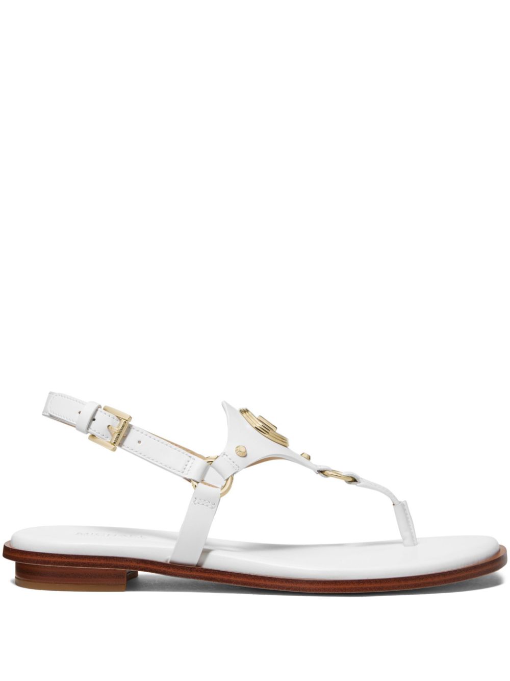 Michael Michael Kors Casey logo-plaque thong sandals