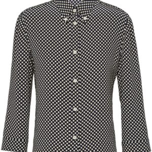 Prada Marocain polka-dot silk shirt