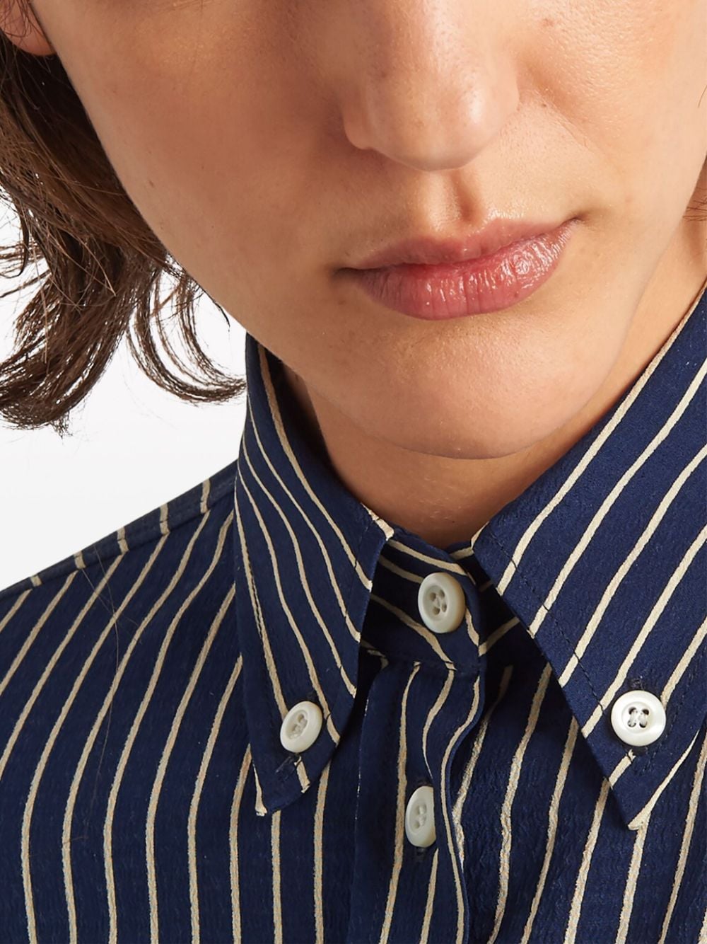Prada striped silk shirt - Image 5