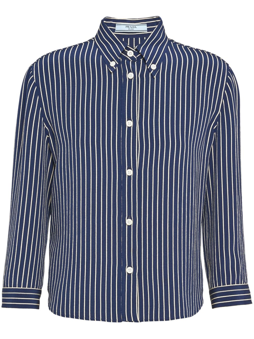 Prada striped silk shirt