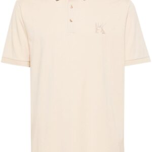 Karl Lagerfeld logo-embroidered jersey polo shirt