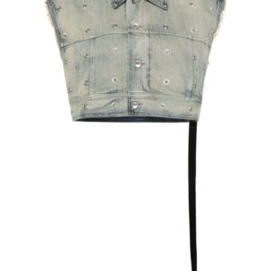 Rick Owens DRKSHDW  Jumbo Worker denim waistcoat