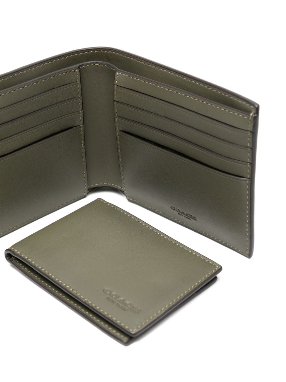 Coach logo-debossed leather wallet - Image 2