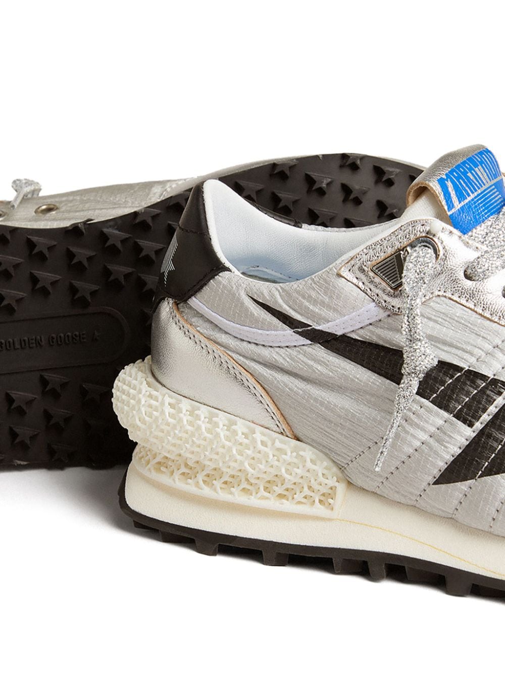 Golden Goose Running Marathon laminated-leather sneakers - Image 2