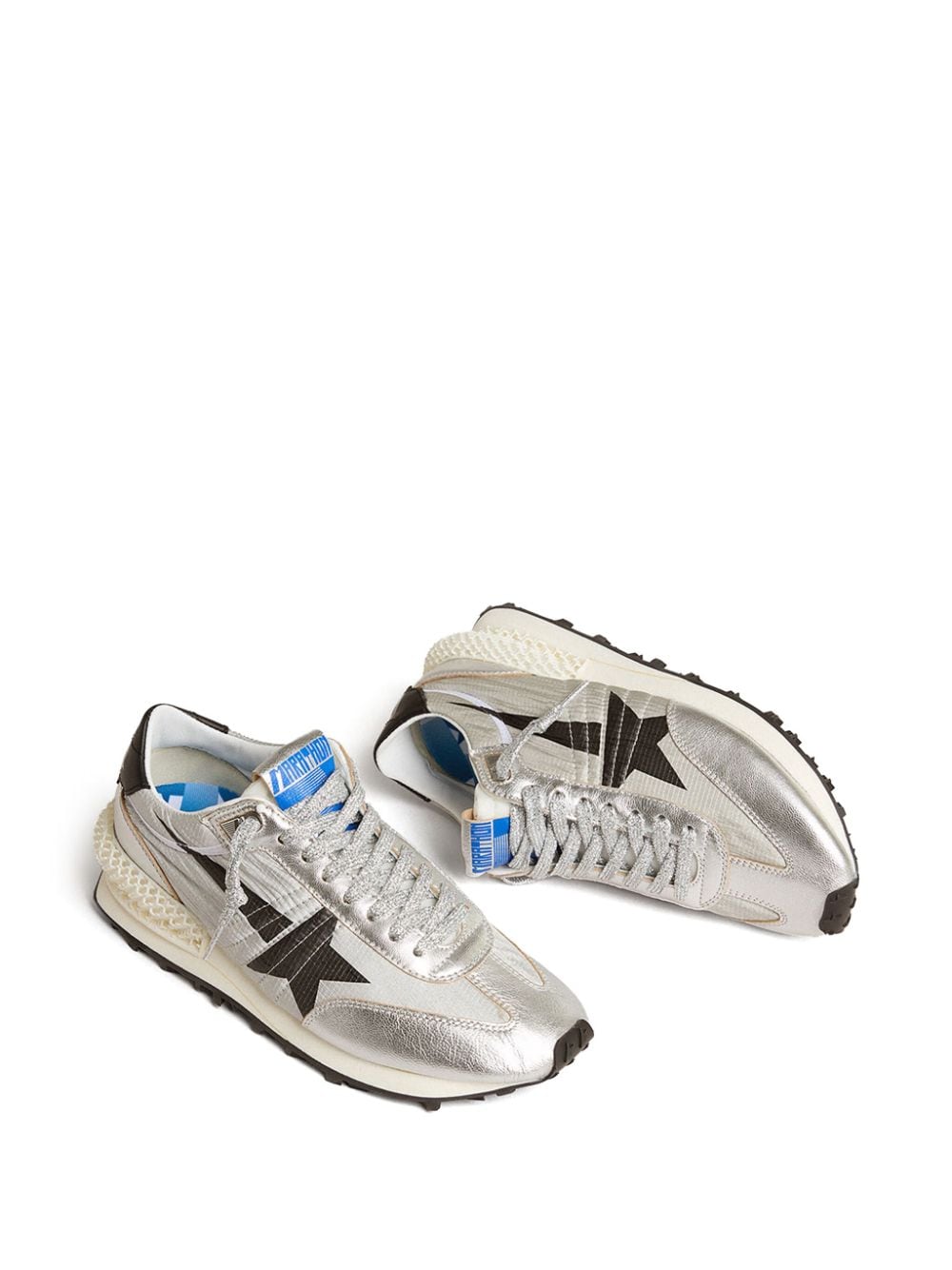 Golden Goose Running Marathon laminated-leather sneakers - Image 4