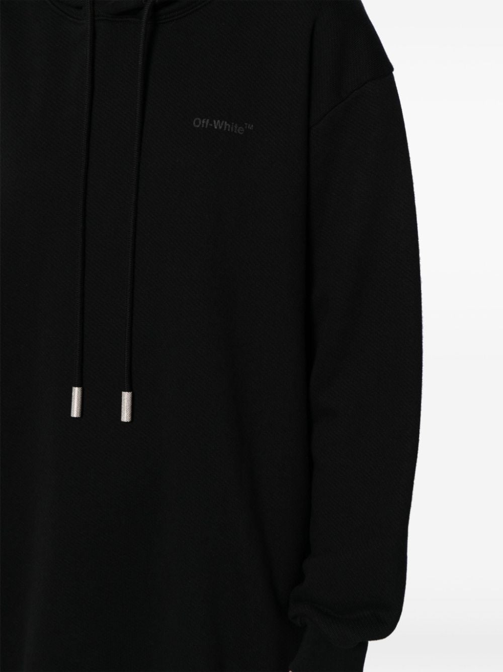 Off-White logo-print hoodie dress - Image 5