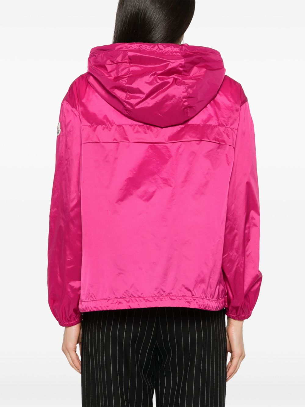 Moncler logo-appliqué hooded jacket - Image 4