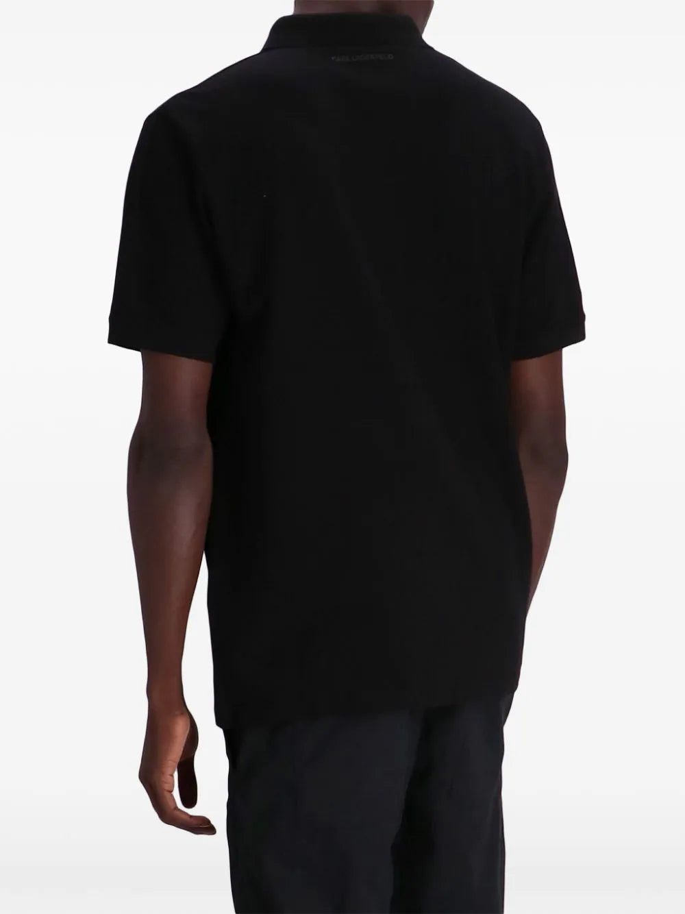 Karl Lagerfeld K/Ikonik cotton polo shirt - Image 4