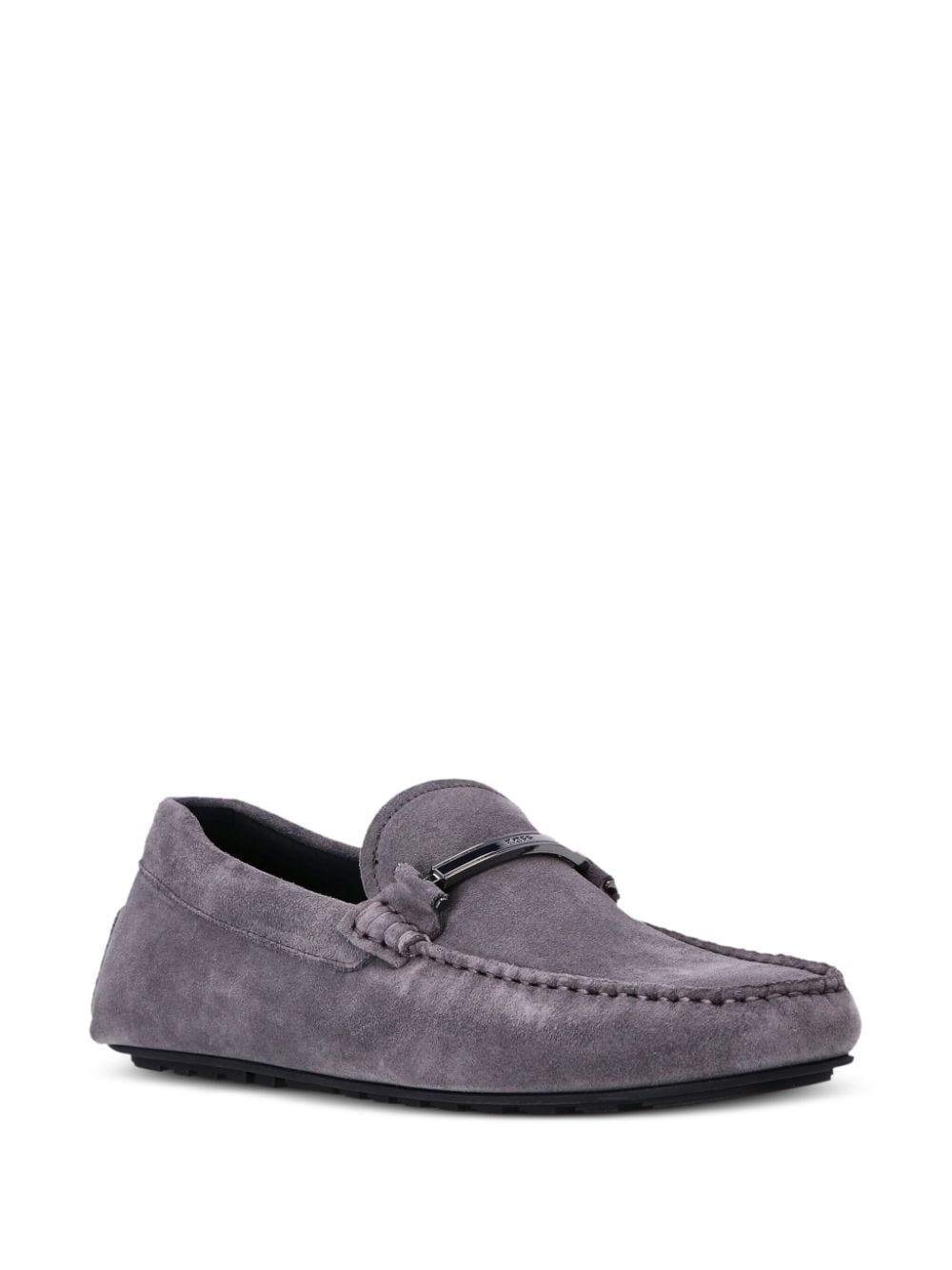 BOSS branded-hardware suede loafers - Image 2