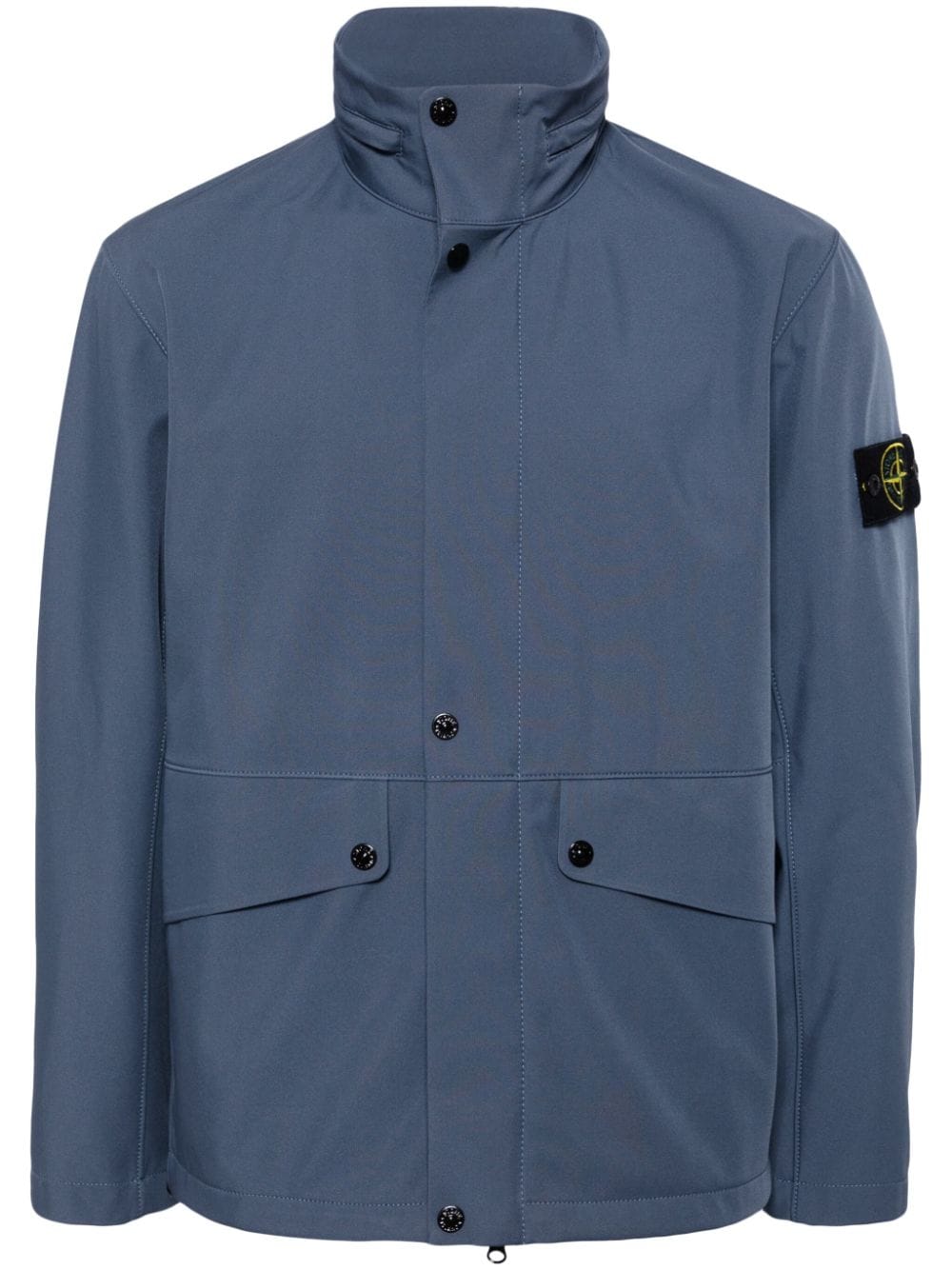 Stone Island concealed-hood jacket