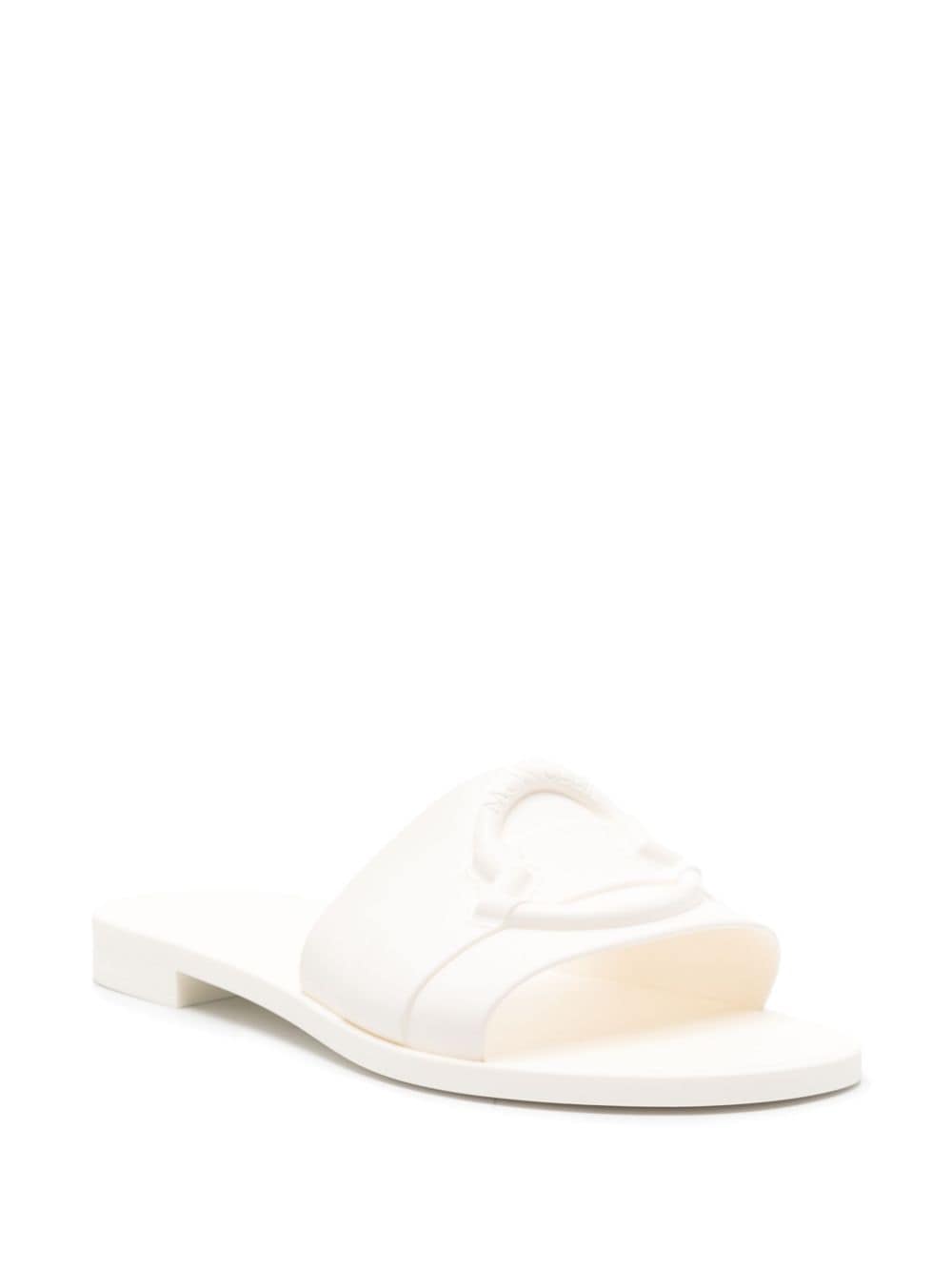 Moncler Mon logo-appliqué slides - Image 2