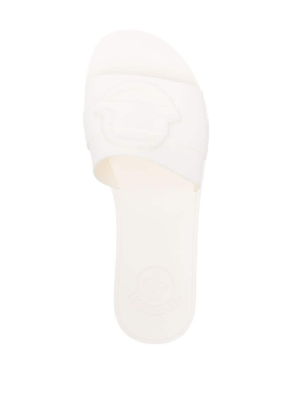 Moncler Mon logo-appliqué slides - Image 4