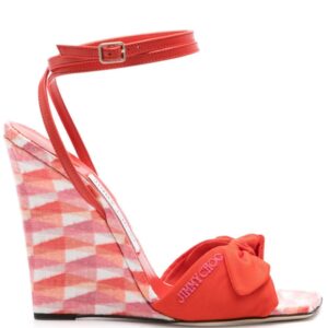 Jimmy Choo  120mm geometric wedge sandals