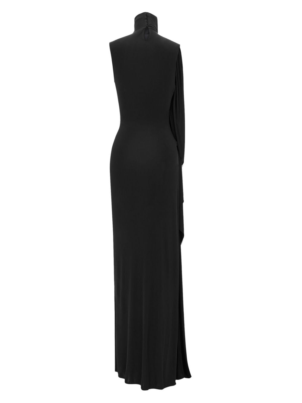 Saint Laurent draped-design high-neck dress - Image 2