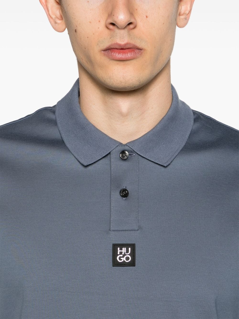 HUGO Deabono cotton polo shirt - Image 5